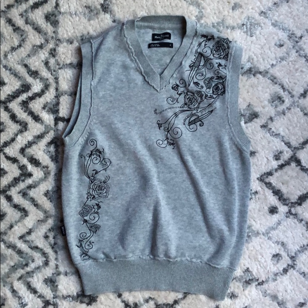 Marc Ecko cut and sew sweater vest